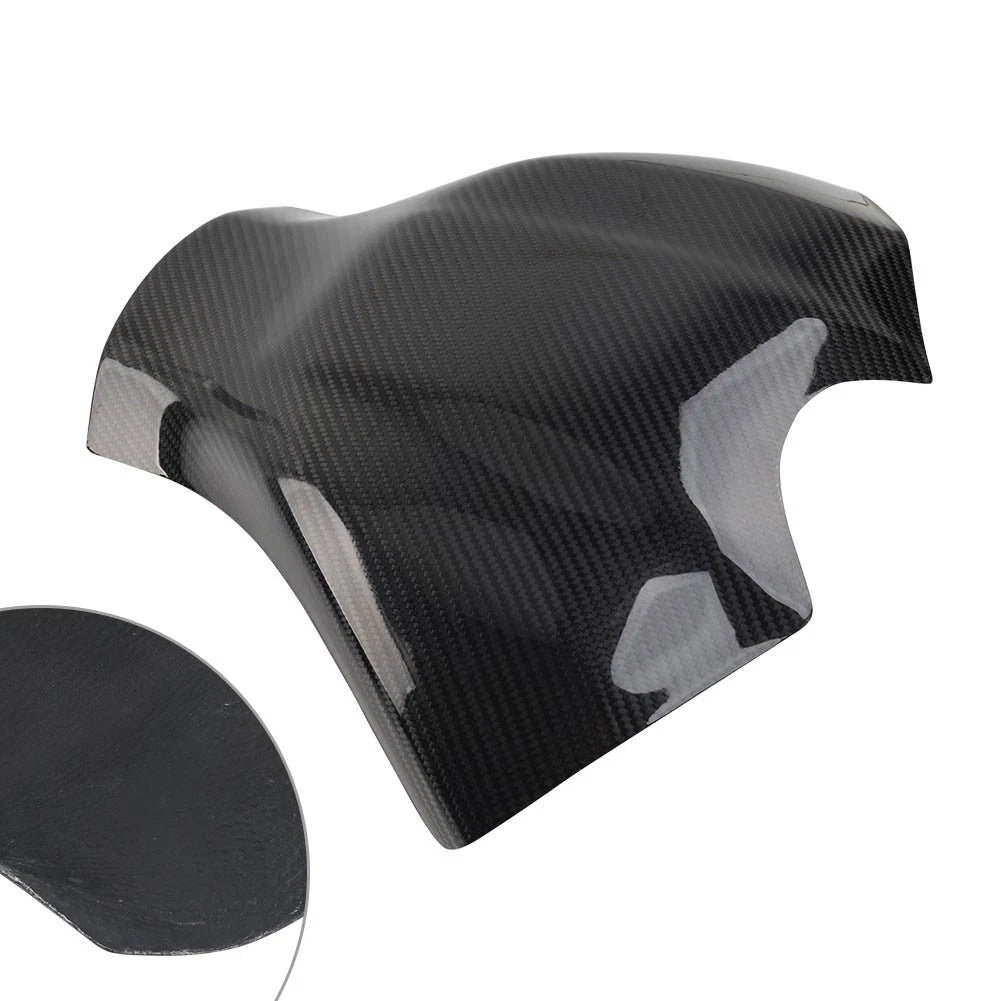 Gas Tank Cover Protector Carbon Fiber Black for Yamaha YZF R1 (2017-2023)