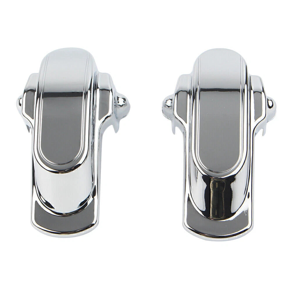 2 x Rear Frame Axle Covers for Harley Dyna FXD Super Glide & FXDF Fat Bob