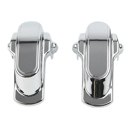 2 x Rear Frame Axle Covers for Harley Dyna FXD Super Glide & FXDF Fat Bob