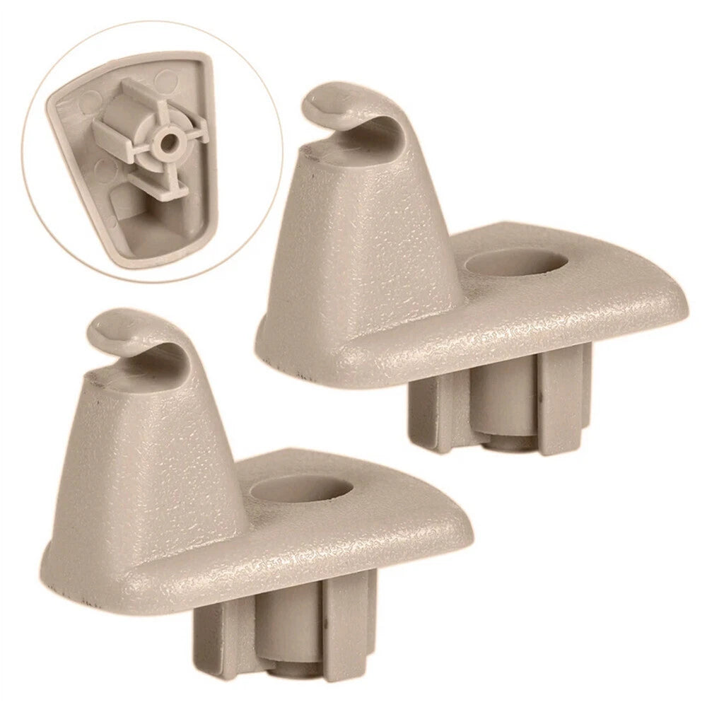 Beige Sun Visor Holder Hook Clip for Chrysler Dodge Charger Magnum (2006-2010)