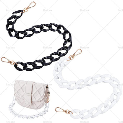 Resin Purse Chain Handle Acrylic Bag Strap for Clutches