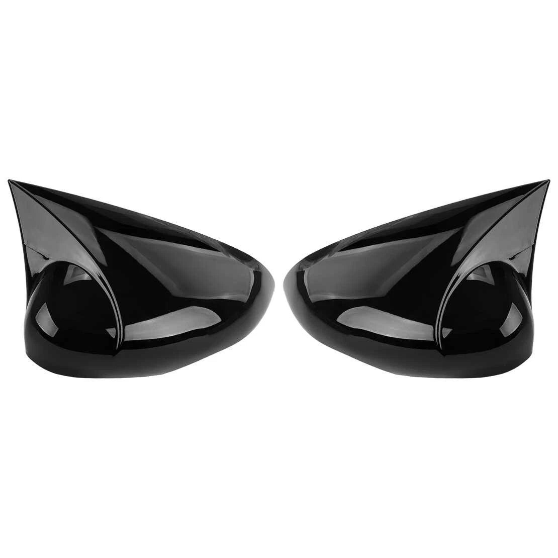 Gloss Black Car Rear View Mirror Covers for Ford Fiesta MK7 (2008-2012)