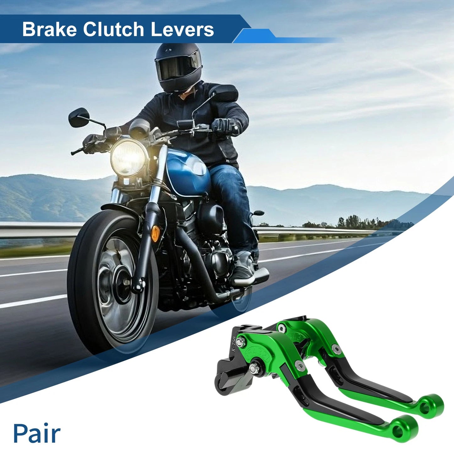 Brake Clutch Lever / Short Long / for Kawasaki Versys 650 (2010–2023)
