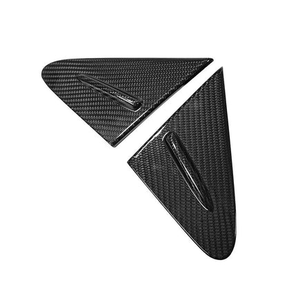 Carbon Fiber Front Window A Pillar Triangular Trim For Toyota GR Corolla 23-25