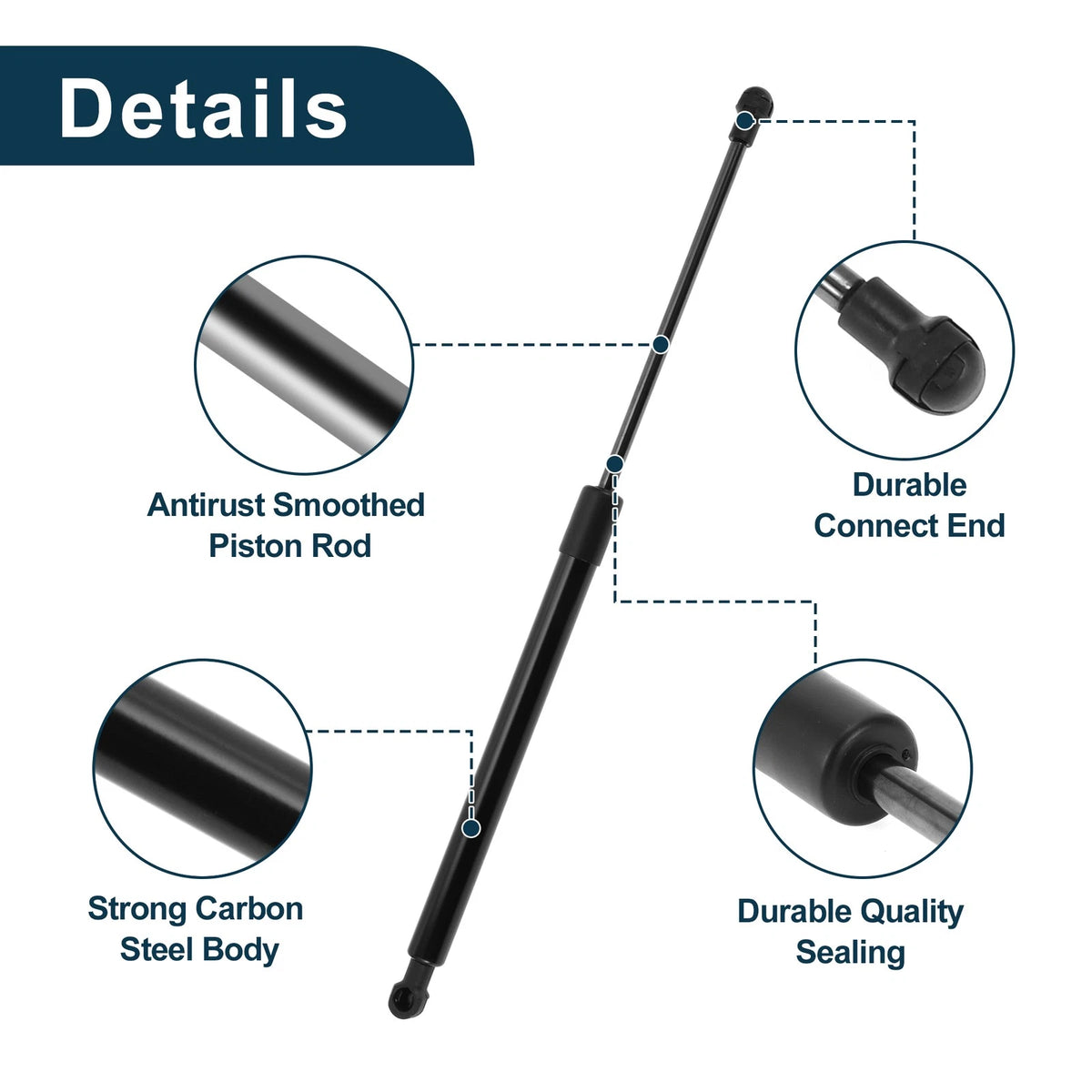 Rear Hatch Lift Supports for Toyota Yaris Hatchback 2006-2011 (2 x Struts)