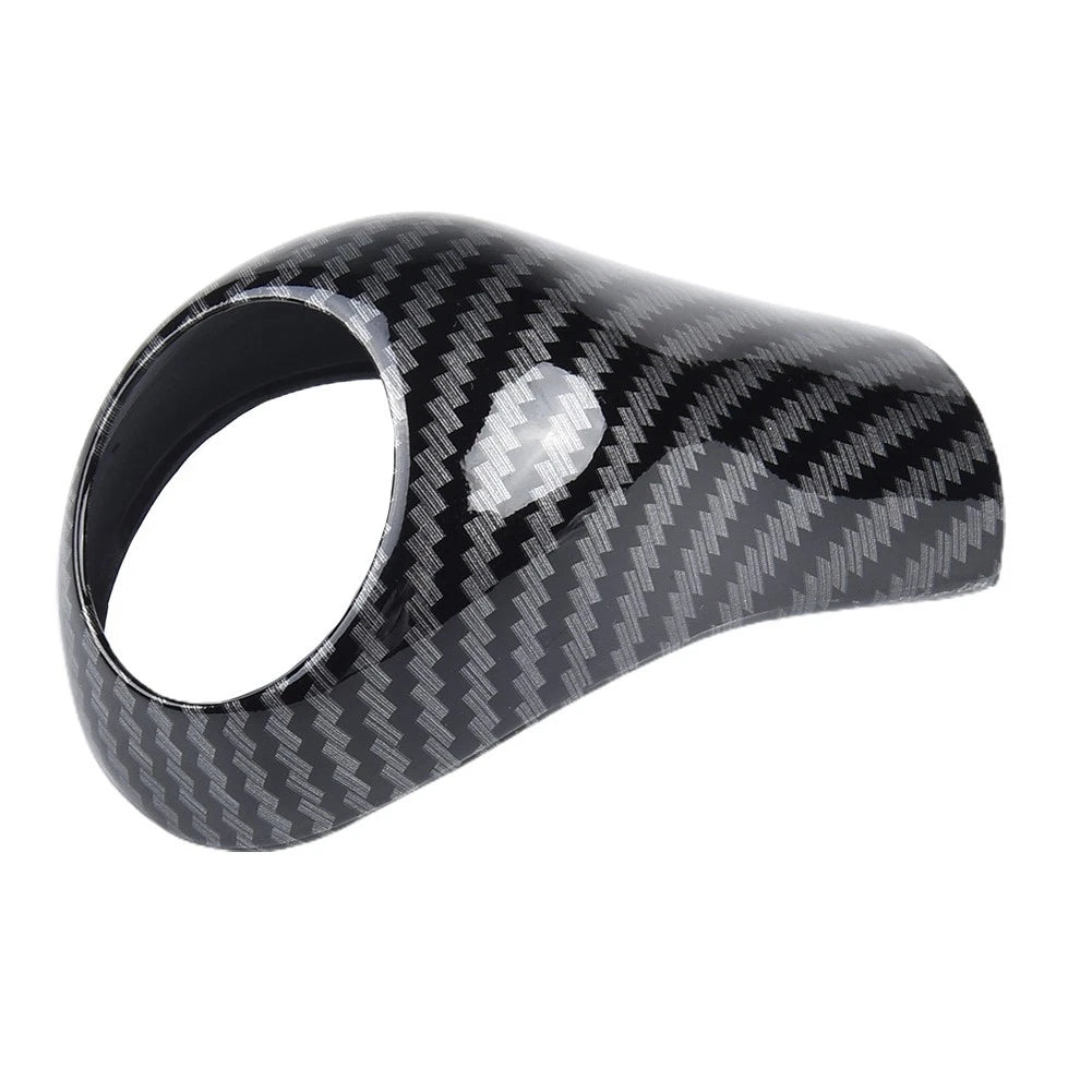 Gear Shift Knob Cover for Vehicle ABS Black Decor