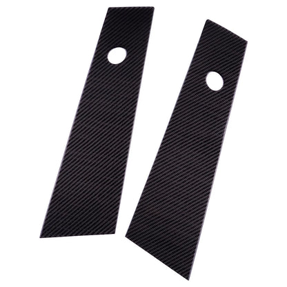 Carbon Fiber Door Window Pillar Post Covers for Tesla Model Y (2020-2022)