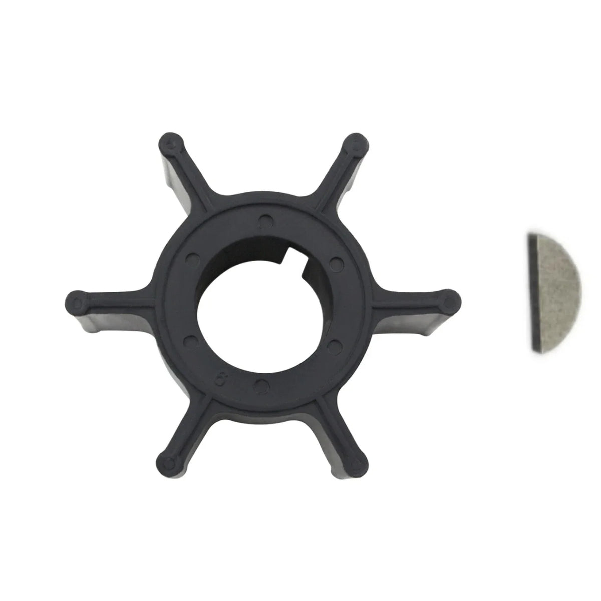 Water Pump Impeller & Key for Yamaha Mariner Outboard 8hp 15hp
