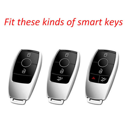 Remote Car Key Fob Cover Shell for Mercedes-Benz A B C E G S CLA GLC Class