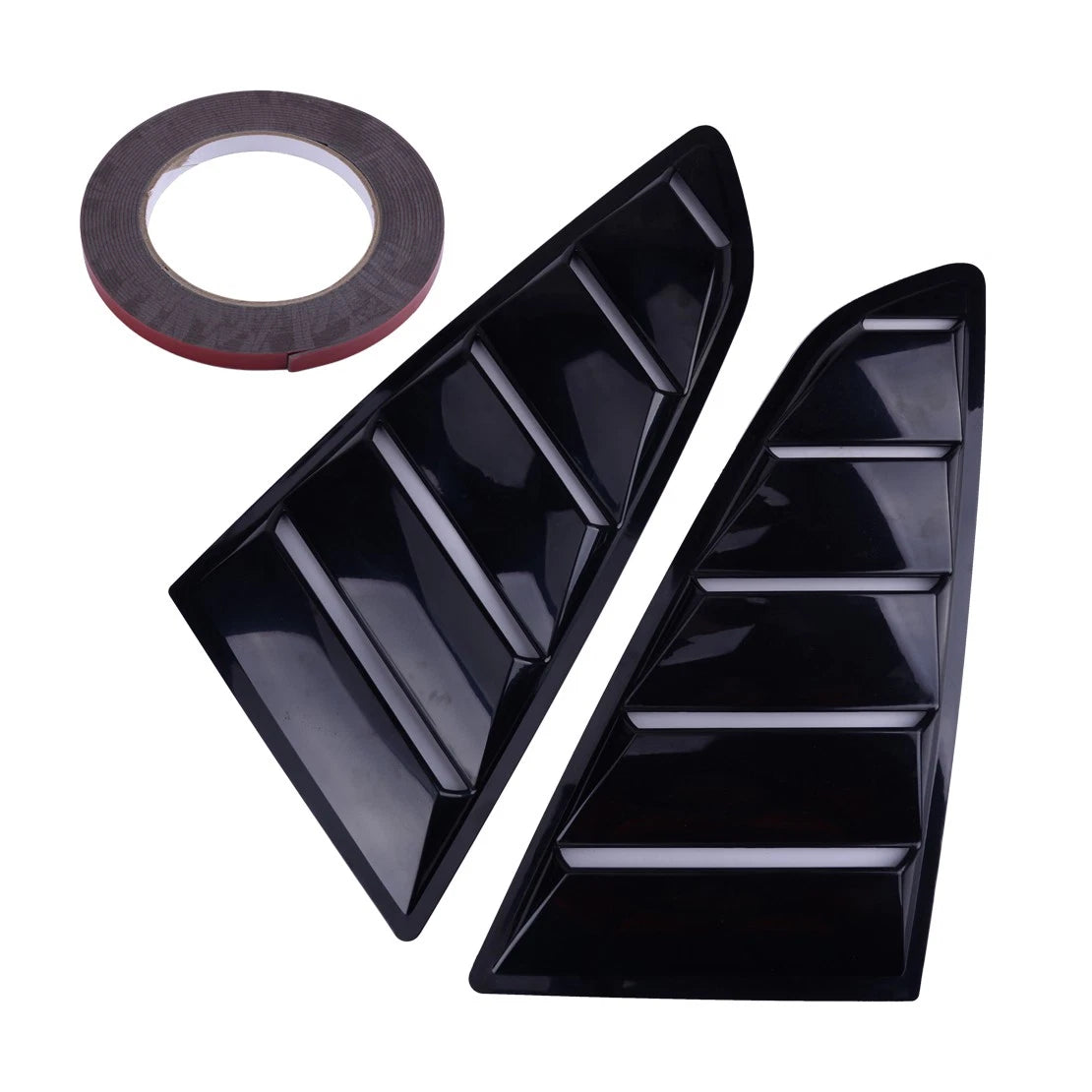 Side Vent Window Scoop Louver Cover Trim for Ford Mustang (2015-2018)