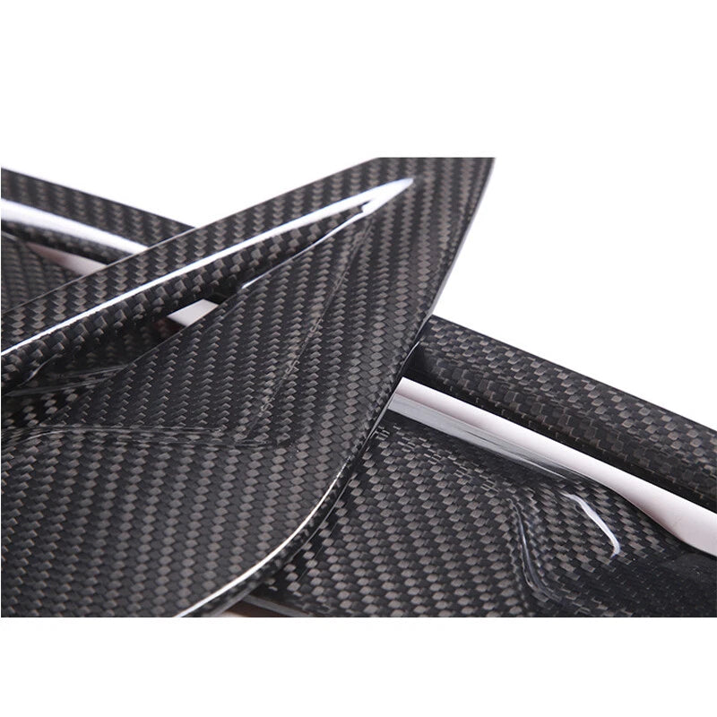 Real Carbon Fiber Side Fender Air Vent Cover Trim for BMW 8 Series 2019-2022