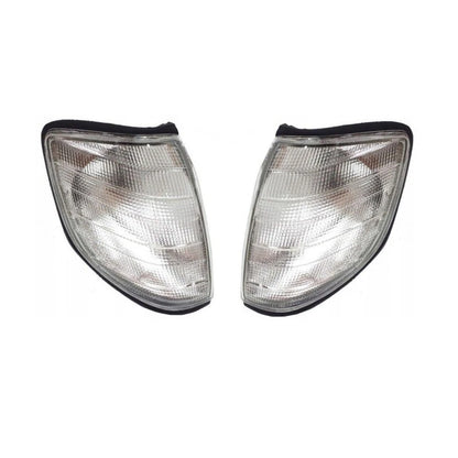 1 Pair Front Turn Signal Lamp Blinker Light for Mercedes S-Class (1991–1998)