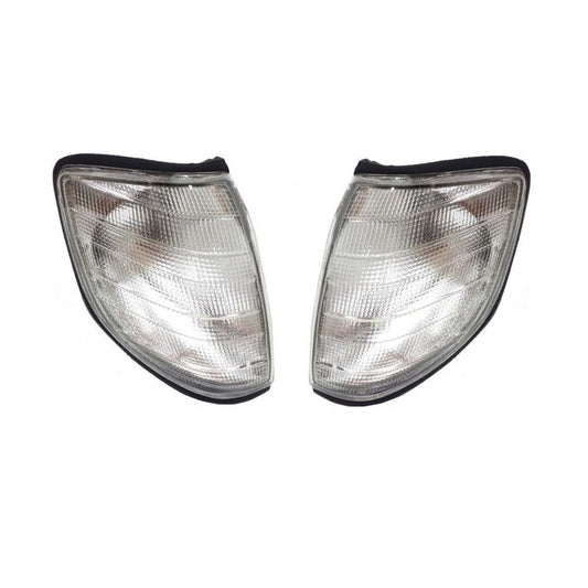 1 Pair Front Turn Signal Lamp Blinker Light for Mercedes S-Class (1991–1998)