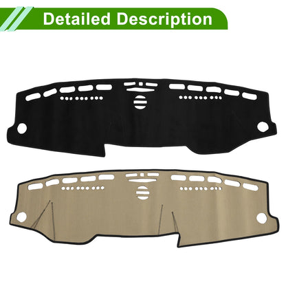 Dashboard Cover Mat for Mercedes E-Class 2010 Sun Protector Pad Black