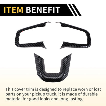 Steering Wheel Cover Trim for Jeep Wrangler JL JLU (2018-2023)