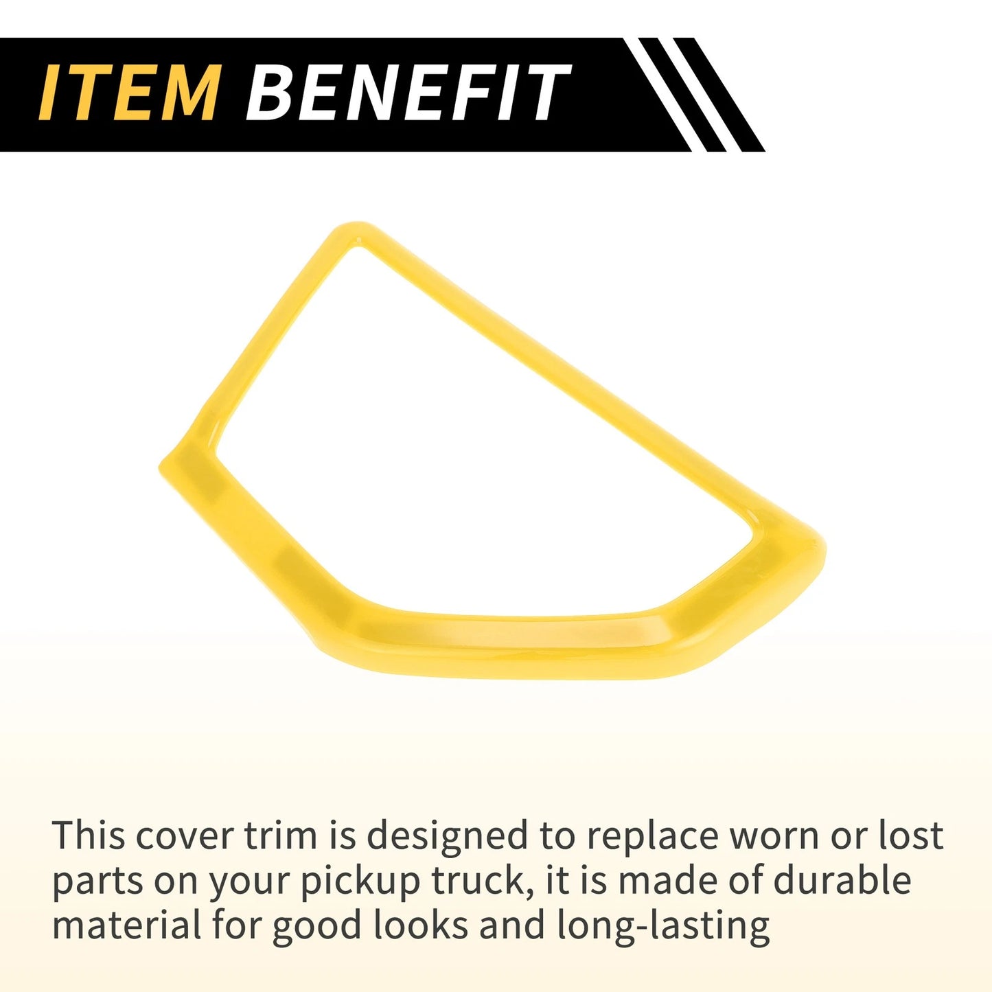 A Pillar Speaker Cover Trim for Jeep Wrangler JL JLU (2018-2024) Yellow