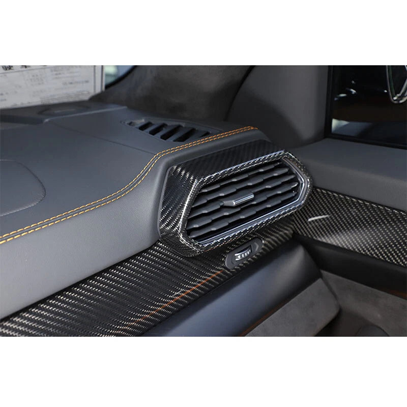 REAL Carbon Fiber Side Air Outlet Vent Cover Trim For Lamborghini URUS 2018-2022