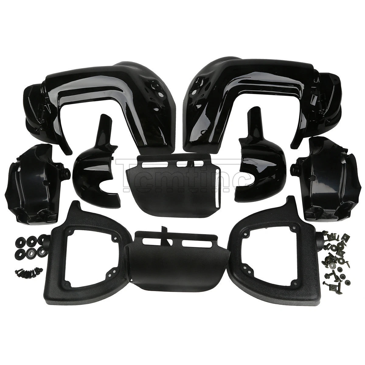 Black Lower Vented Leg Fairing for Harley Touring Tri Street Glide (1983-2013)