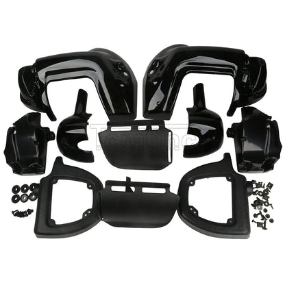 Black Lower Vented Leg Fairing for Harley Touring Tri Street Glide (1983-2013)