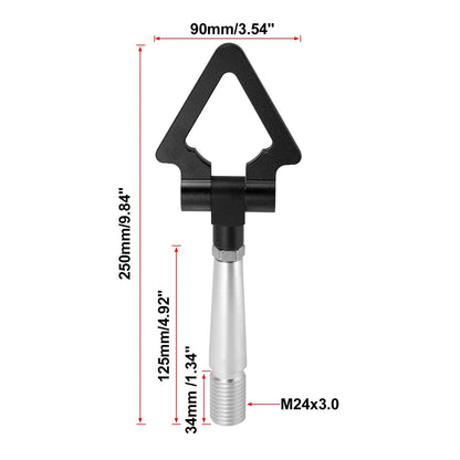 Racing Tow Hook Screw On Triangle Ring for Mitsubishi Lancer EVO X (2008-2015)