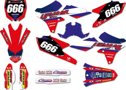 Custom Graphic Stickers for Yamaha YZF 250 (2014-2018)
