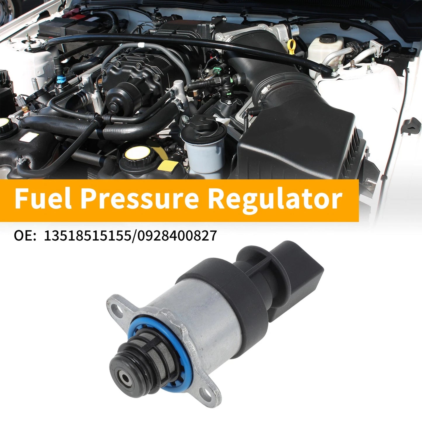 Fuel Pressure Regulator for BMW X6 2019-2023 (2 x No.13518515155, 0928400827)