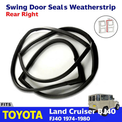 Swing Door Seals Weatherstrip Rear RH Fits Toyota Land-cruiser FJ BJ40 1974-80
