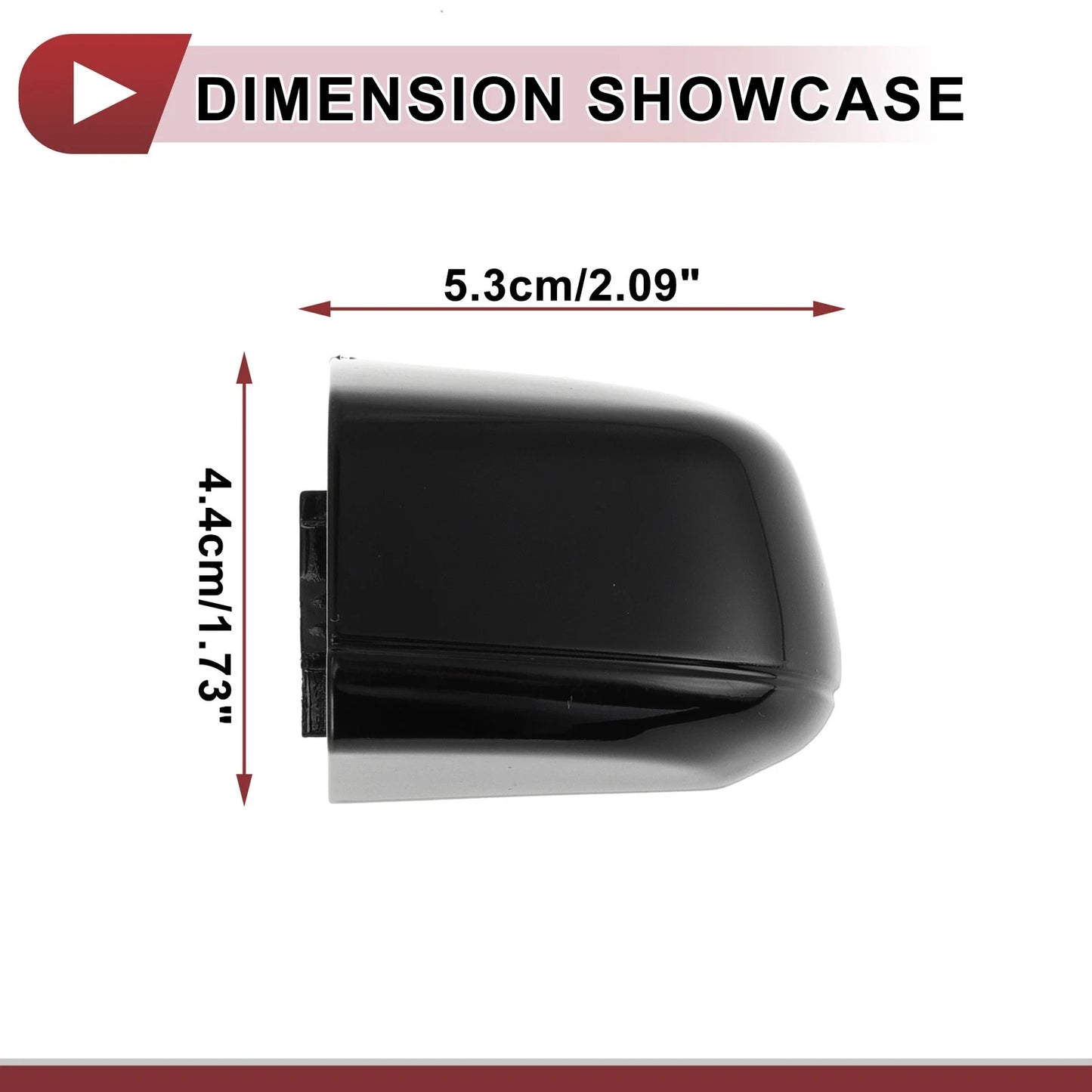 Rear Right Door Handle for Honda Accord MK10 (2018-2020) Black ABS