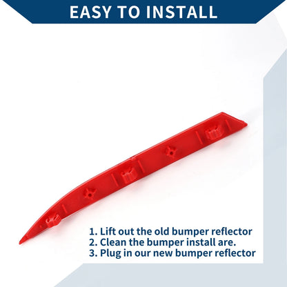 Bumper Reflector for BMW X3 Red 1 Pcs Rear Right (2022-2024)
