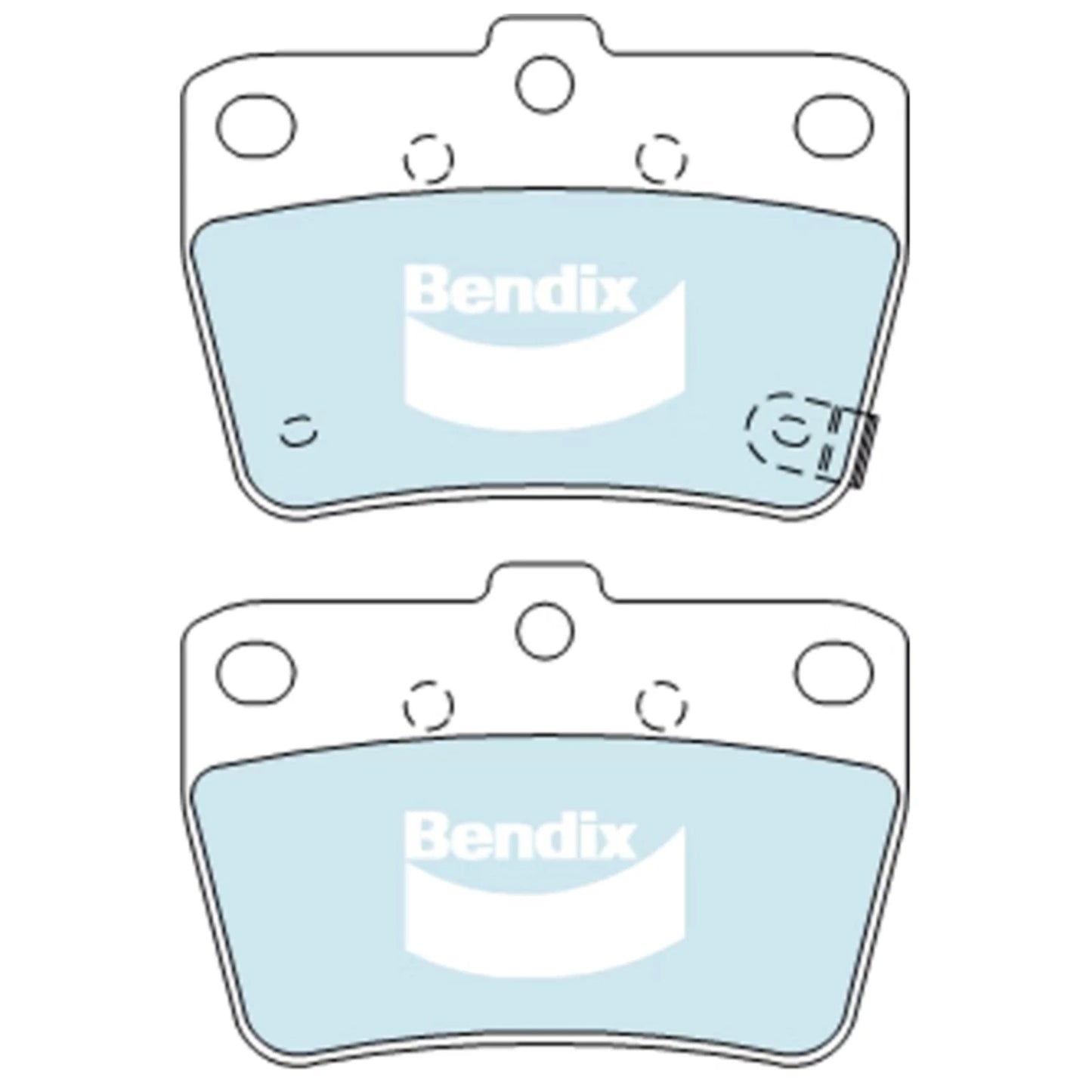 / 4WD / Rear Disc Brake Pad Set for RAV4 (1994–2005)