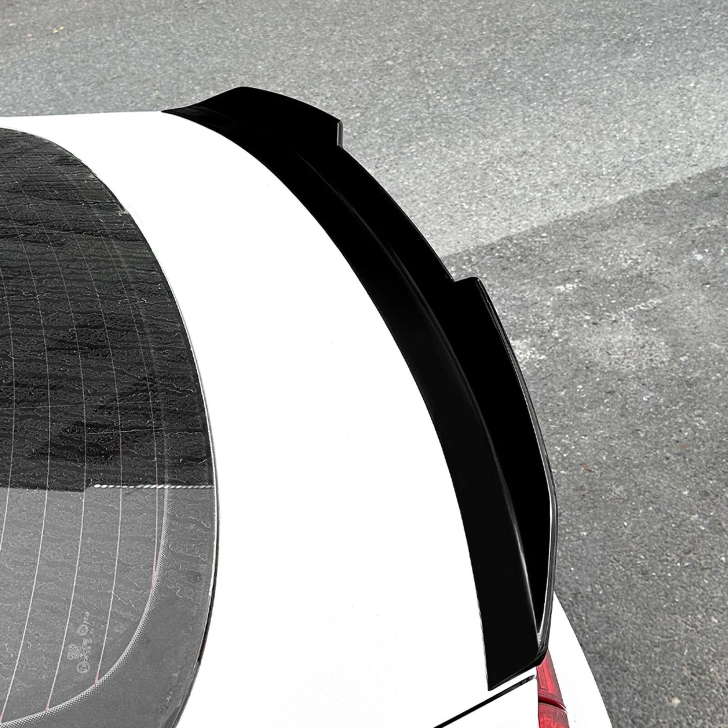 Gloss Black Rear Boot Spoiler Lip for Audi A5 8T Sportback (2007-2016)
