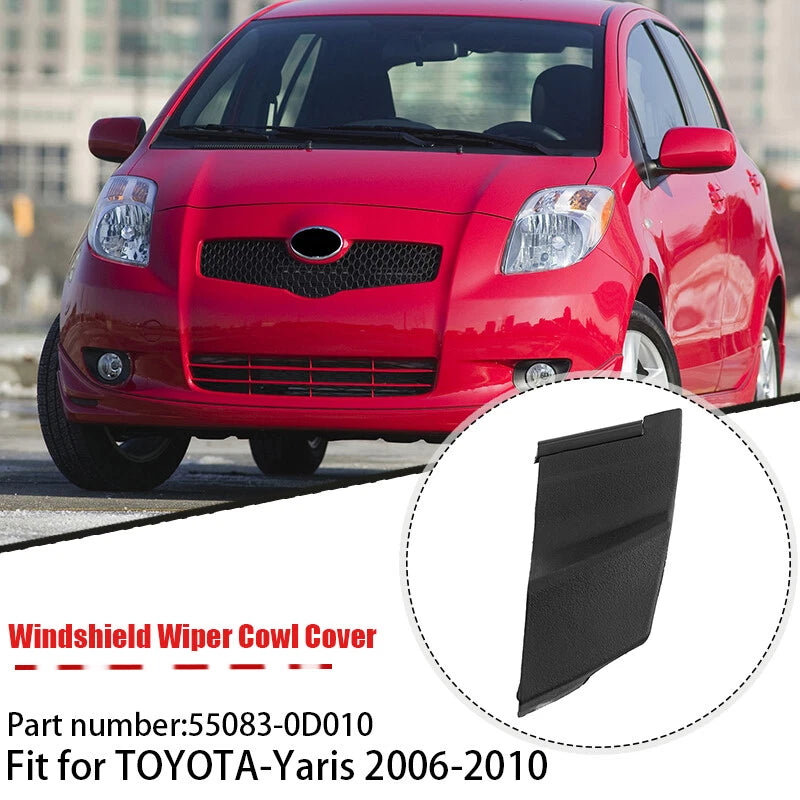 Left Side Front Windshield Wiper Cowl Trim Cover for Toyota Yaris (2006-2010)