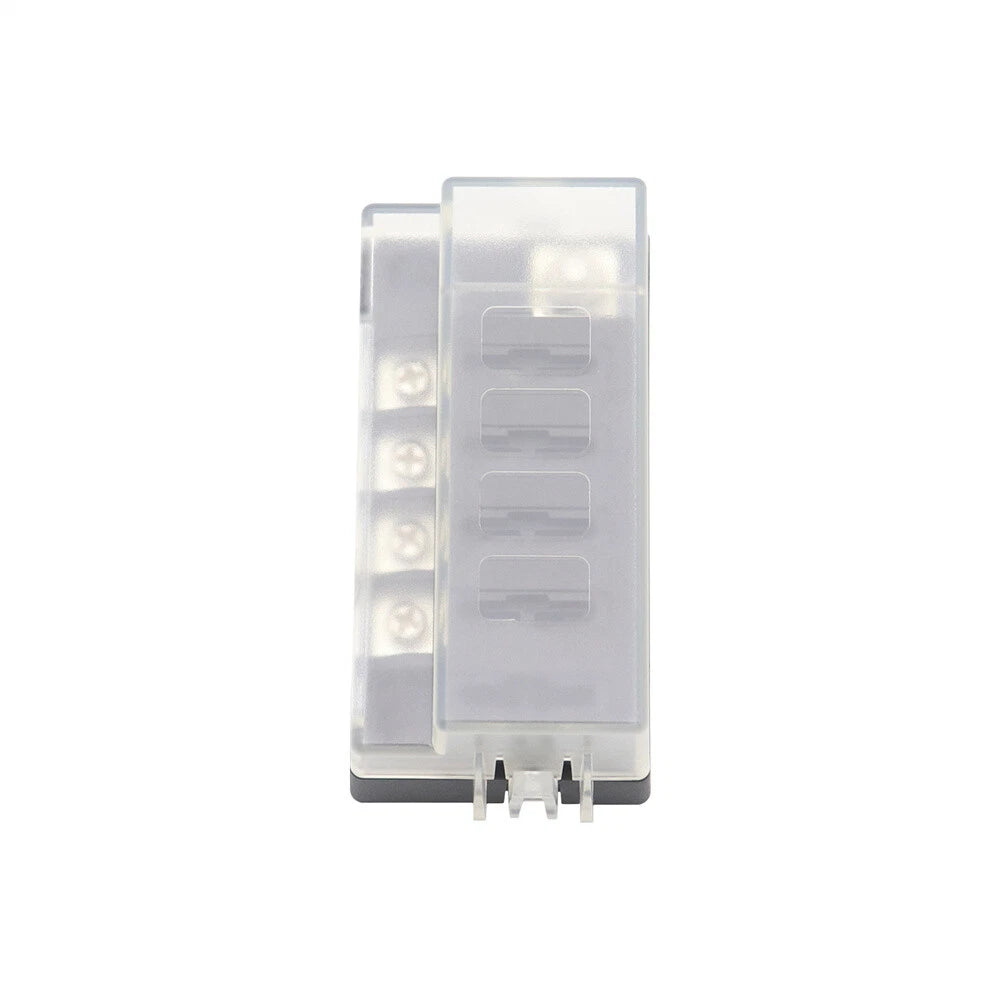 4-Way 100A Fuse Box Block w/ Terminal Connectors for Car Truck (12-32V)