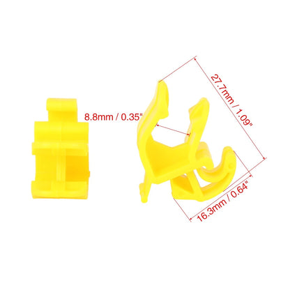 5 x 27.7mm Plastic Hood Prop Rod Clips for Ford Fiesta (2009-2014)