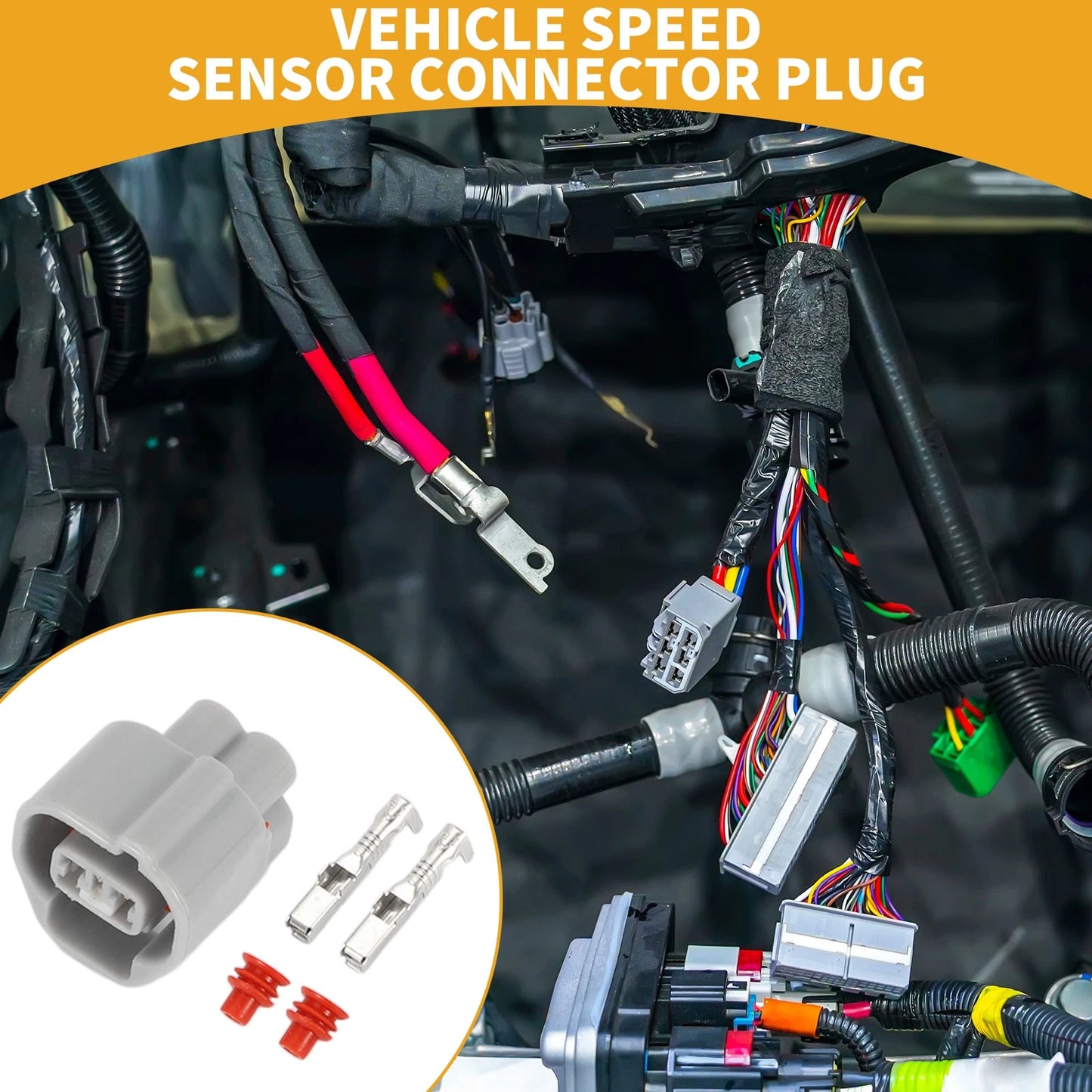 Vehicle Speed Sensor Connector Plug for Toyota Crown Camry (1992-2001)
