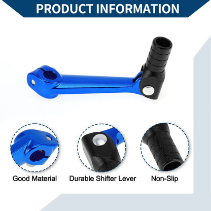 Folding Gear Shifter Lever for Bosuer M5 Blue Lever Black Head