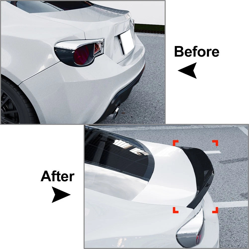 Glossy Black Rear Trunk Spoiler Wing for Subaru BRZ, Scion FR-S (2013-2020)
