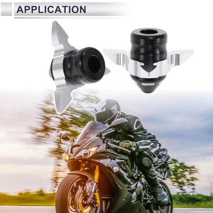 0.59" Aluminum Alloy Plastic Motorcycle Slider Frame 2 x Pcs for Make Model