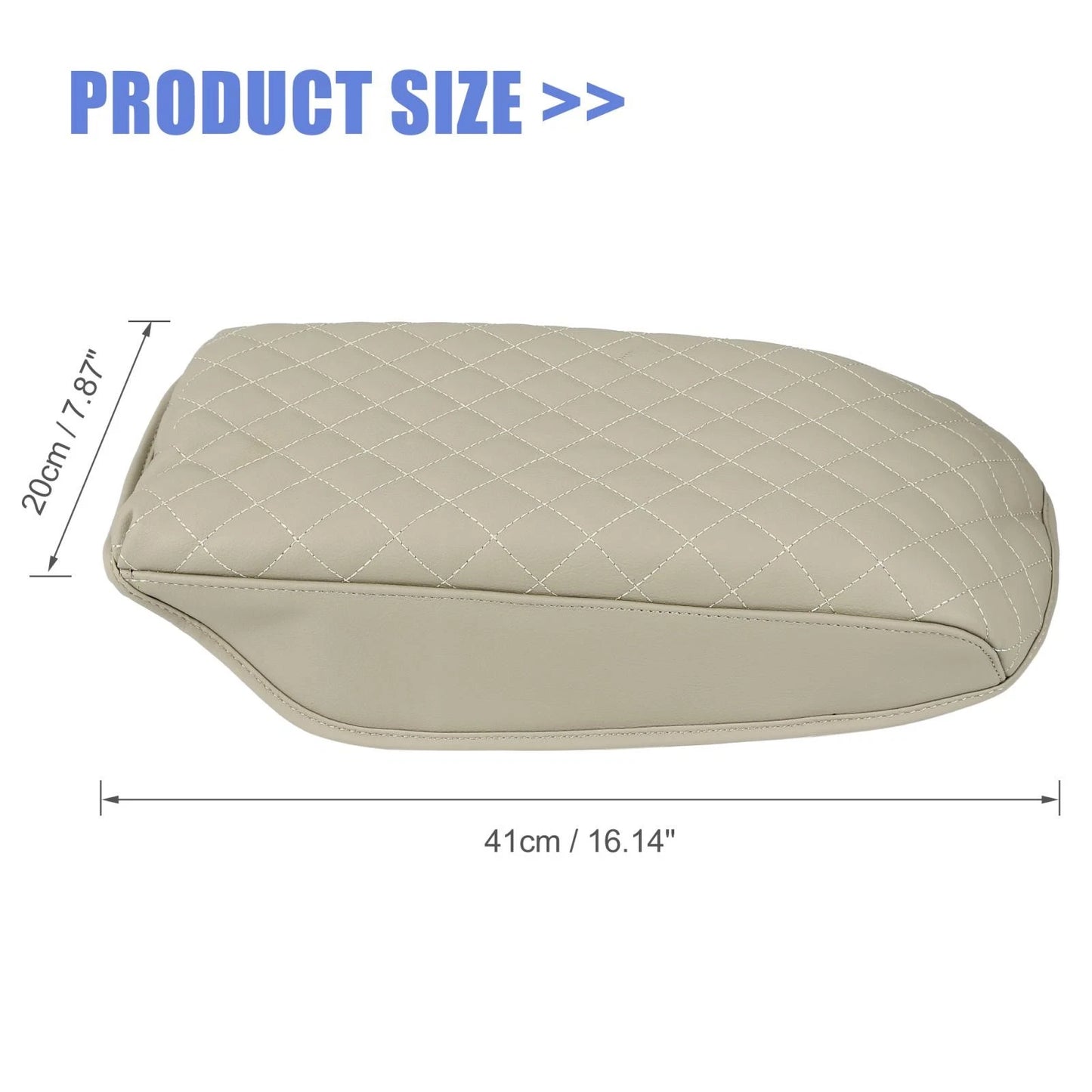 Center Console Lid Armrest Cover for Ford Explorer (2011-2019) Beige
