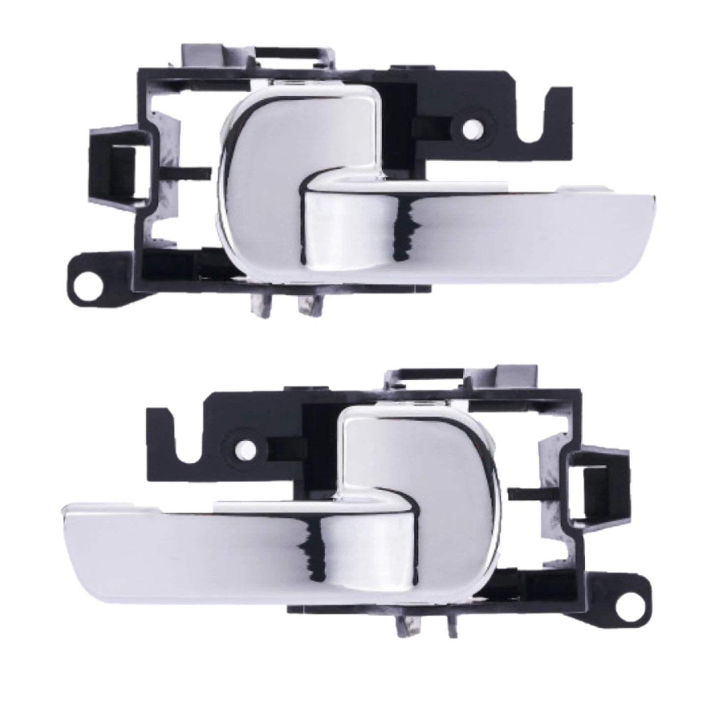 Left & Right Inner Door Handle Chrome for Nissan Navara D40 Frontier(2005–2018)