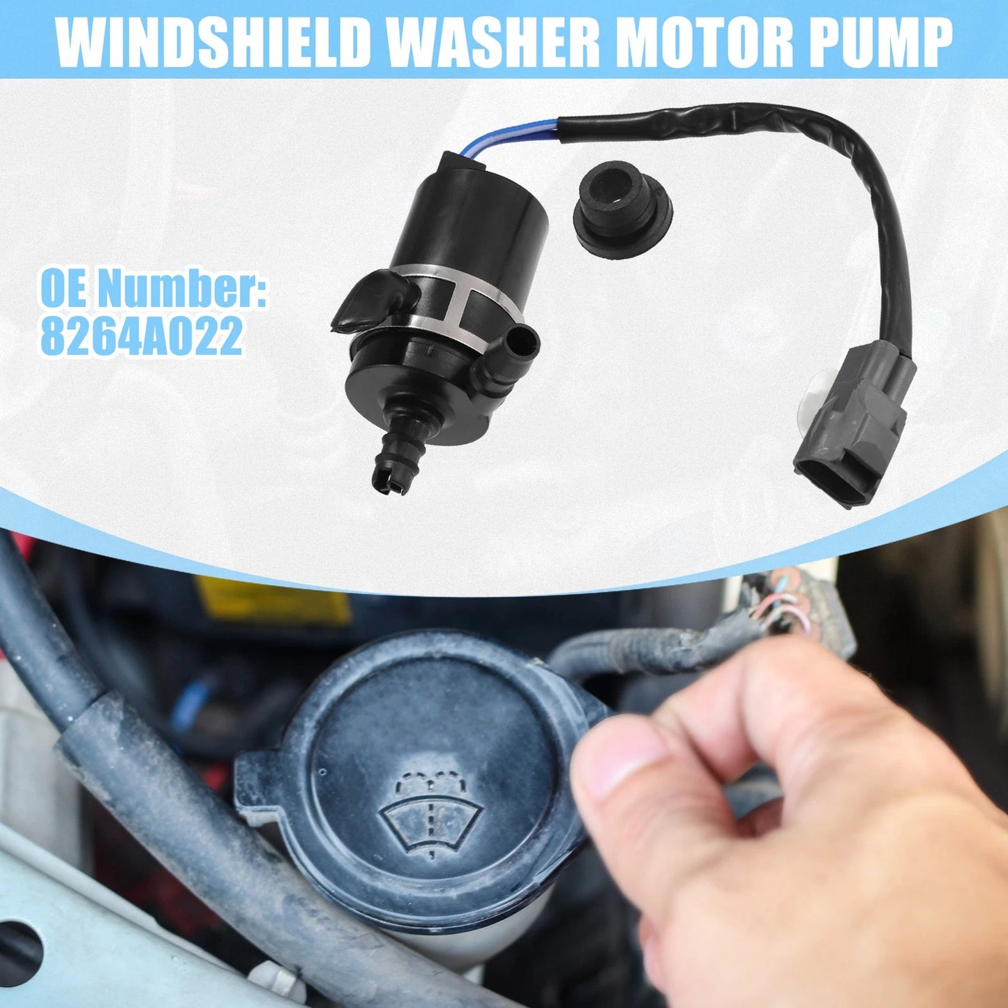 Windshield Washer Motor Pump for Mitsubishi Pajero (2008-2015)