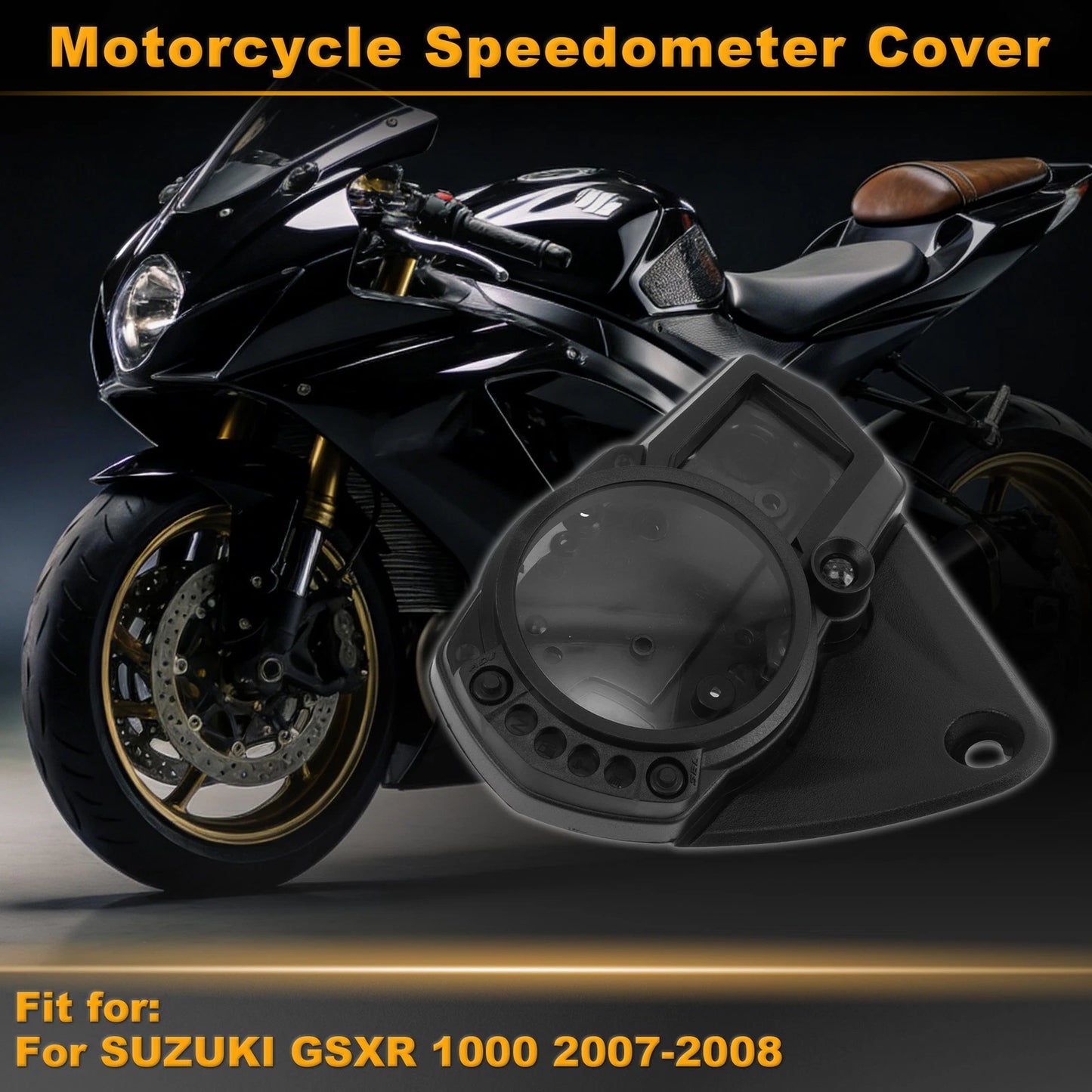 Plastic Speedometer Gauge Cover for SUZUKI GSXR 1000 (2007–2008)