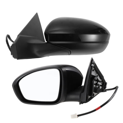Left Side Door Mirror for Nissan Sentra 2020-2022 Manual Folding Black