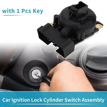 Ignition Lock Cylinder Switch Assembly Black for Chrysler Neon (2000 - 2002)