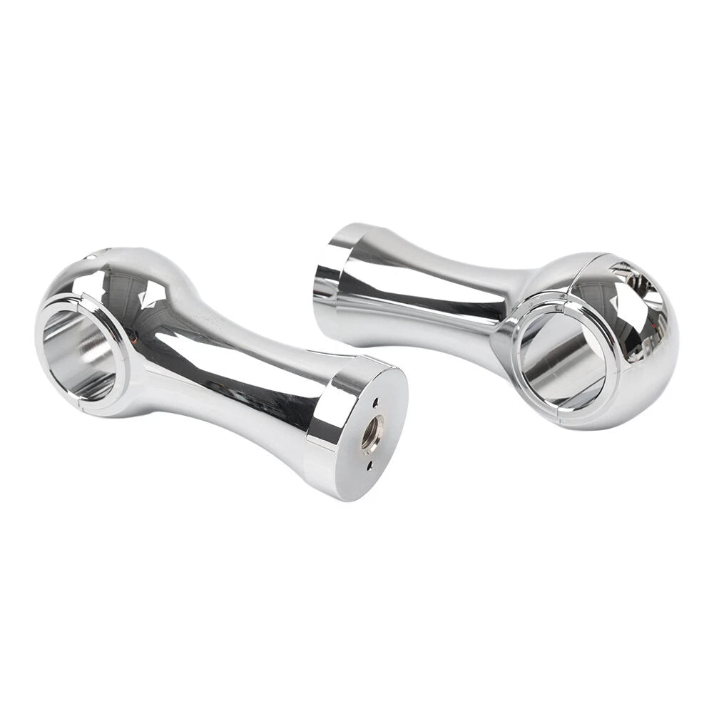 Handlebar Riser Clamp Mount Kit 4" Chrome for Harley Dyna Softail (2006-2023)