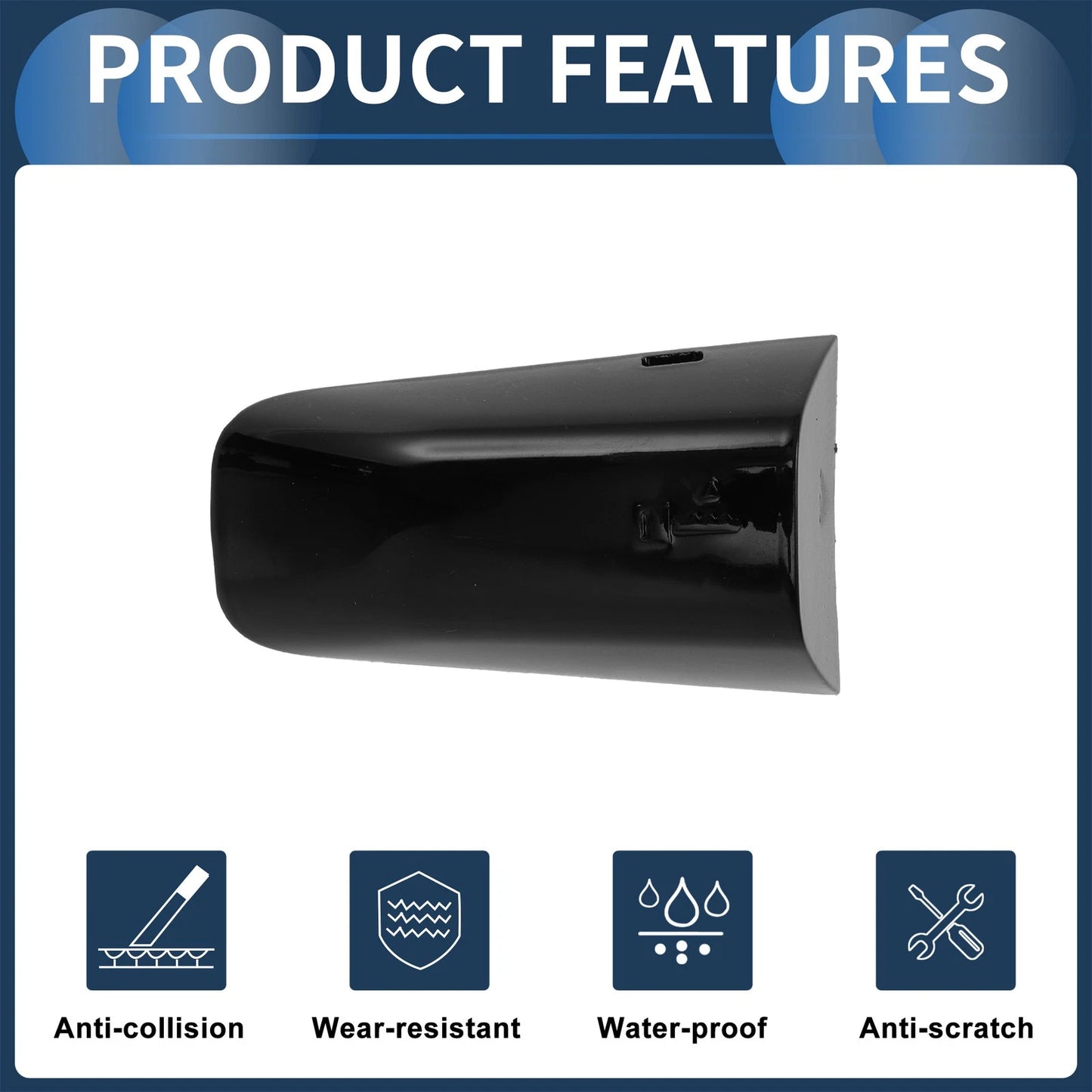 Front Left Door Handle Cover for Land Rover Range Rover (2011-2019) Black