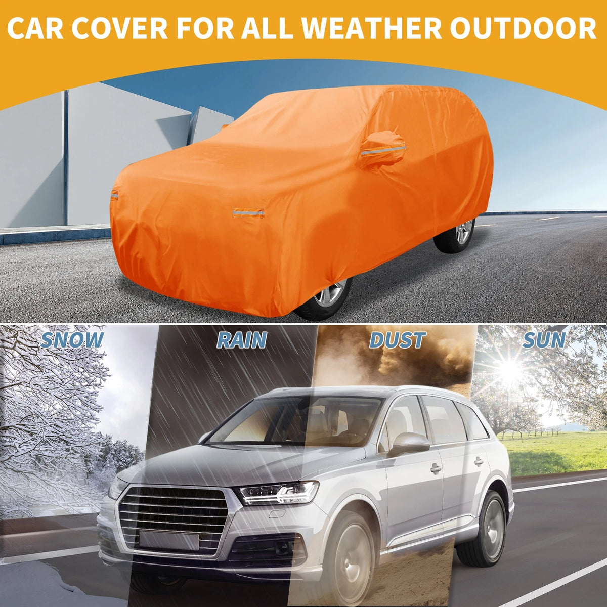 Waterproof All Weather Car Cover for Ford Expedition