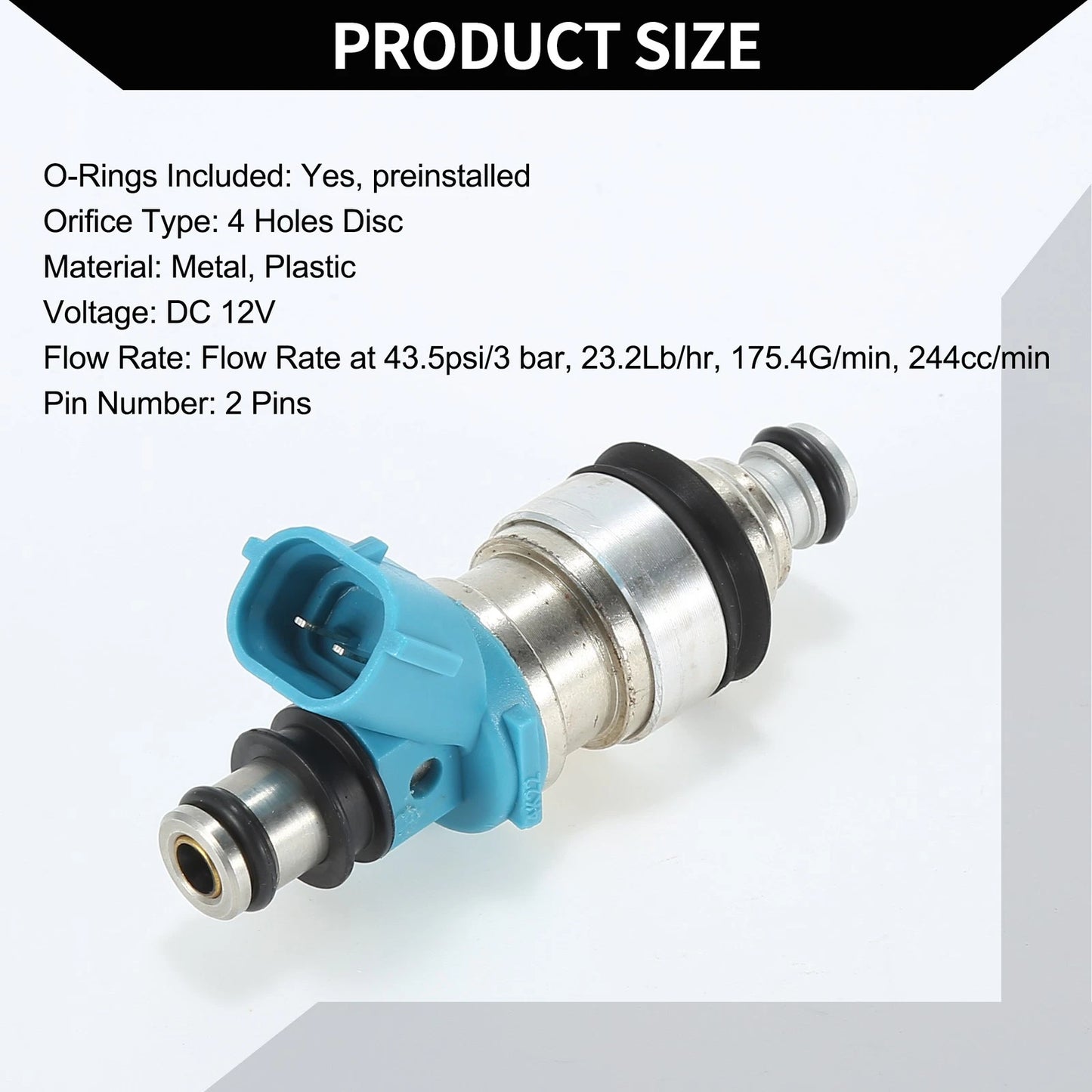 Fuel Injector for Toyota Avalon XL, XLS (1997-1999) 3.0L Blue 1 Pc