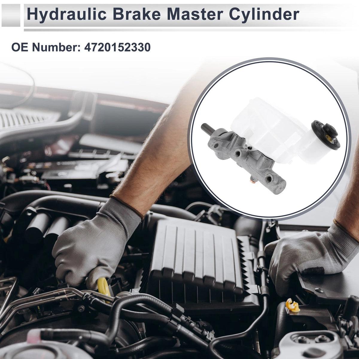 Brake Master Cylinder with Reservoir for Toyota Yaris (2007–2011)