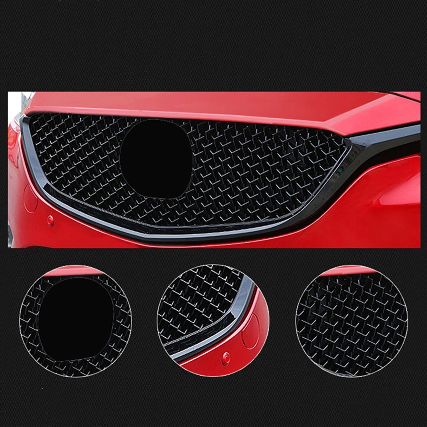 Upper Bumper Grill Mesh for Mazda 6 Atenza (2017-2018)